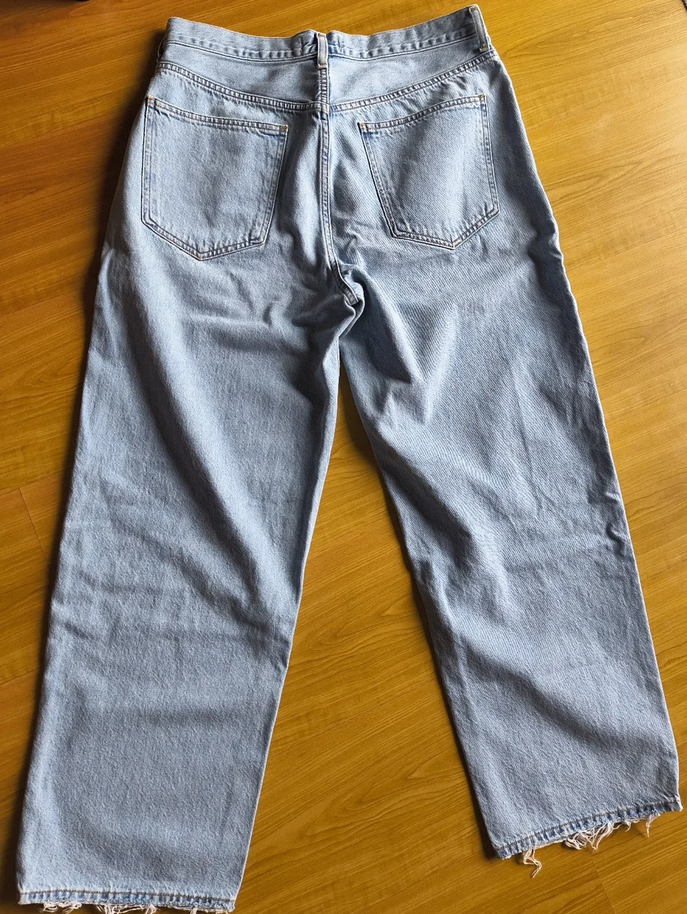 Agolde Criss Cross Upsized Jean in Wired Size 31 - Picture 4 of 13